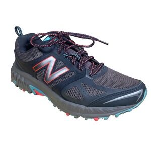 New Balance 412 v3 Trail Running Hiking Shoes Womens 9 Grey Navy Coral